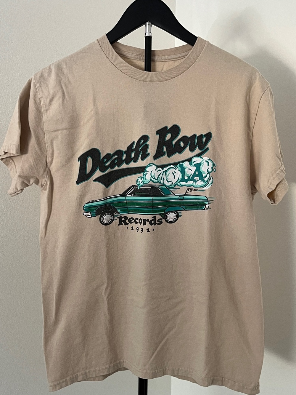 🎧 Death Row Records 1991 Lowrider Graphic Tee Unisex M